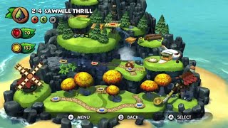 Donkey Kong Country Tropical Freeze  24 Sawmill Thrill [upl. by Montano]