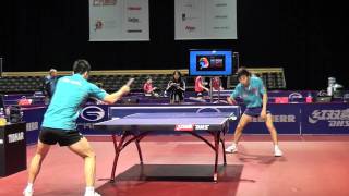 WTTC 2011 Ma Long amp Yan An BackhandConter WarmUp [upl. by Justinn]