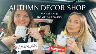 MATALAN amp HOME BARGAINS AUTUMN DECOR  Come Shopping With Us  Fall Decor 2023 [upl. by Flanna851]