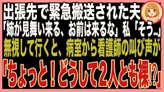 【スカッと★総集編】夫が出張先で緊急搬送されたので、急いで病院に駆けつけた私が病室を覗くと、ベッドで全裸の夫と義姉がアレの真っ最中だった…私「もしもし、お義母さん？」→２時間後w（朗読） [upl. by Aicenek]