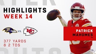 Patrick Mahomes Highlights vs Ravens [upl. by Nywnorb]