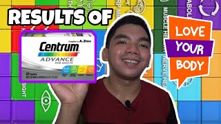 RESULTS of CENTRUM Advance Multivitamins  Minerals Quick Review  John Pol Gacu [upl. by Assiluy442]