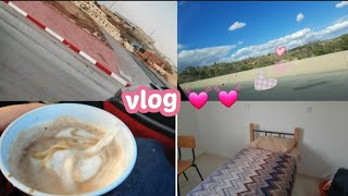 إقامة المدرسة العليا للذكاء الاصطناعي الإقامة الغرفة  رحلة الطريق ☕💻travel vlog 🌳🌳 [upl. by Notnats454]