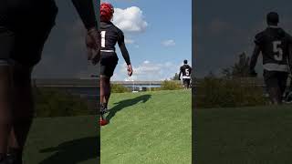 Tee Higgins and Ja’Marr Chase walk out to Bengals practice Thursday practice [upl. by Ityak]