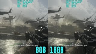 8GB RAM vs 16GB RAM Batman  MW Remastered  GTA V  GR Wildlands  COMPARISON [upl. by Llebanna272]