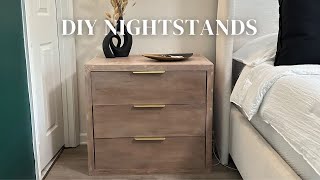 Building Pottery Barn Inspired Nightstands [upl. by Eadwine559]