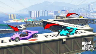 🔵 WEIRDEST 3 WHEEL CAR IN GTA 5  GTA 5 RACES [upl. by Oenire245]