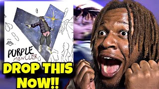 Juice WRLD  Purple Moncler Unreleased REACTION [upl. by Nils]