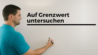 Auf Grenzwert untersuchen cosnPi Beispiel limes  Mathe by Daniel Jung [upl. by Idmann]