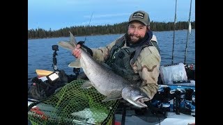 Crescent Lake Kayak Fishing for Lake Trout Mackinaw [upl. by Tore725]