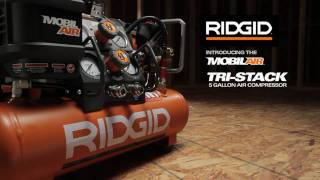 RIDGID TriStack OilFree Air Compressor [upl. by Siurtemed]