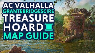 Grantebridgescire Treasure Hoard Map Guide  Assassins Creed Valhalla Treasure AC Valhalla Hoard [upl. by Naitsihc]