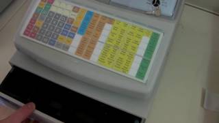 Sharp XEA213  XEA213  XEA213b Cash Register How To Use Tutorial amp Sales Demonstration [upl. by Nauht648]