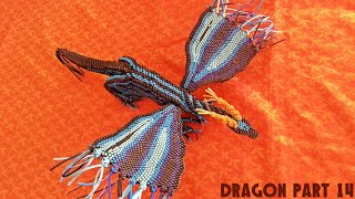 How to make a lanyard dragon part 14 finishing the front legs [upl. by Nitsugua265]