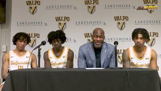 20231114 Valpo Mens Basketball Post Game Press Conference Nov 14th vs Green Bay [upl. by Kehsihba]