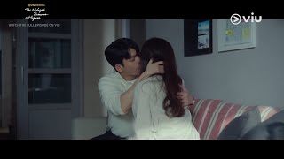 Wi Ha Joon amp Jung Ryeo Wons Morning Kiss  The Midnight Romance in Hagwon EP 8  Viu Original EN [upl. by Halimaj]