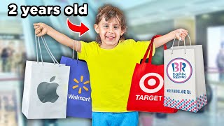 2 Year Old goes Shopping on his OWN [upl. by Wilkey736]