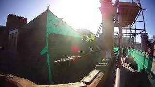 Time lapse of renovation to heritage building 20 New Street Paisley  Renfrewshire Council [upl. by Hanny682]