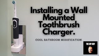 How to Install a Wall Mounted Toothbrush Charger  Proof Vision [upl. by Zuleika]