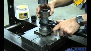 SuperPro  Using a press to replace steel case bushings [upl. by Badger]