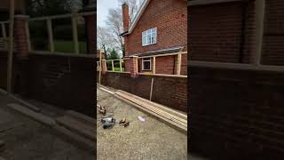 Double Slatted Fence Project Completed in West Drayton [upl. by Kramer]