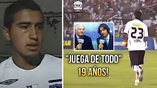 ARTURO VIDAL siendo figura ante RIVER PLATE con 19 años  Copa Libertadores 2007 [upl. by Drusie]