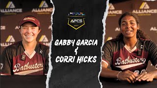 Gabby Garcia and Corri Hicks Press Conference AFCS 2024  OC Batbusters Stith [upl. by Drabeck]