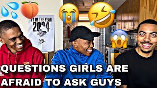 QUESTIONS GIRLS ARE AFRAID TO ASK GUYS😂😭🔞 [upl. by Idyh]