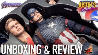 Hot Toys Captain America Avengers Endgame Unboxing amp Review [upl. by Nitaf]