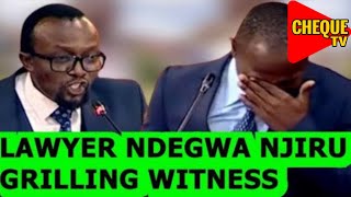 CROSS EXAMINATION  Ex Mungiki Boss Maina Njenga Lawyer Ndegwa Njiru Grilling State Witness [upl. by Charla]