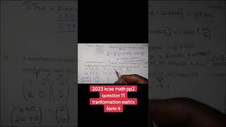 kcse 2023 paper 2 kcsemadeeasy maths kcsepastpapers highschoolmath mrbeast education [upl. by Cychosz]