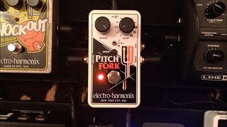 ElectroHarmonix Pitch Fork Drop Tune Sound Demo [upl. by Nnylyma754]