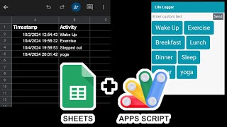 Habit Tracking on Google Sheets googleappsscript [upl. by Mateya]