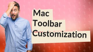 Where is the toolbar button on Mac [upl. by Salvucci799]