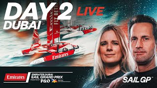 2023 Emirates Dubai SailGP presented by PampO Marinas  Day 2 [upl. by Omle]