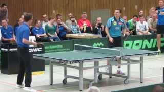 Timo Boll vs Kreisklasse A [upl. by Relyc]