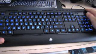 Azio KB505U keyboard [upl. by Lledal]