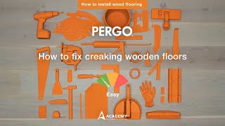 How to fix creaking wooden floors  Tutorial by Pergo [upl. by Carleton]