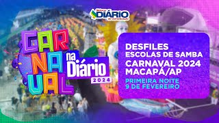 Desfiles das Escolas de Samba  1ª noite  Carnaval 2024 [upl. by Norval]