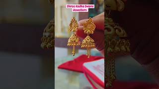 The Suryakanti jhumka design for daily use short jhumkadesign jewellerydesign jewellery srsj [upl. by Enialed]