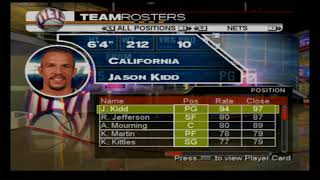 ESPN NBA Basketball 2K4 Retrospective Player Ratings [upl. by Thrift562]