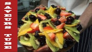 How to make Fresh fruit amp Almond tart with The French Baker TV Chef Julien Picamil [upl. by Alikee]