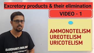 EXCRETORY PRODUCTS amp THEIR ELIMINATION  MODES OF EXCRETION [upl. by Sacken]