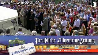 Ostdeutsche Landeshymnen und Deutschlandlied – Schloss Burg 2019 [upl. by Asiaj]