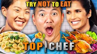 Try Not To Eat  Top Chefs Best Dishes Kristen Kish Paul Qui Carla Hall [upl. by Nnaeirrac]