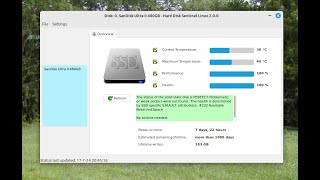 Hard Disk Sentinel in Linux Mint 213 [upl. by Anaiq]