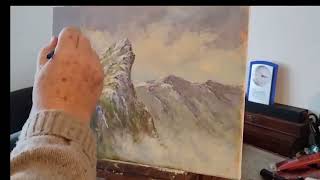 Acrylic Tip 6 Painting the Sky Nantlle Ridge [upl. by Hutton]