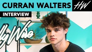 Titans Curran Walters Reveals His Celebrity Crush amp Inspiration Leonardo DiCaprio  Hollywire [upl. by Rick]