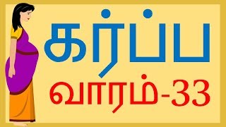 The Pregnancy  Tamil  Week by week  33 weeks [upl. by Ahsilla]