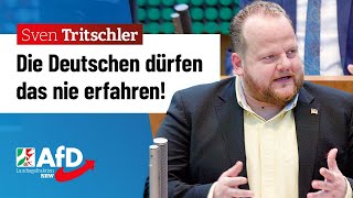 Die Deutschen dürfen das nie erfahren – Sven Tritschler AfD [upl. by Suoinuj]